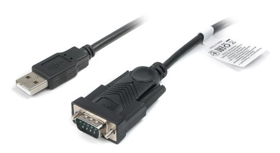 Перехідник Cablexpert UAS-DB9M-02, USB А-тато/DB9M (serial port), 1.5 м | Зображення 1