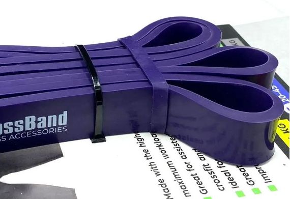 Еспандер-петля (гумка для фітнесу і кроссфіту) PowerPlay 4115 Power Band Фіолетова (14-23kg) (PP_4115_Purple_(14-23kg)) | Зображення 1