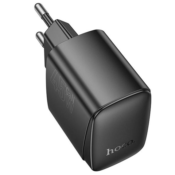 МЗП Hoco CS62A Bright PD45W (2USB-C) Black | Зображення 1