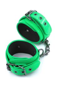 Фиксаторы на ноги NS Novelties Electra Play Things Wrist Cuffs, зеленый неон Sex Aura