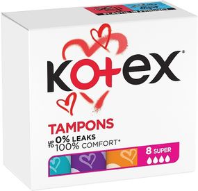 Тампони Кotex Super 8 шт