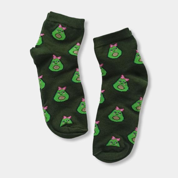 Шкарпетки для дівчинки з принтом авокадо Twinsocks | Зображення 2
