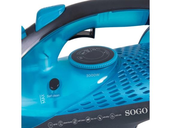 Праска SOGO SS-6345 3000 Вт синій | Зображення 4