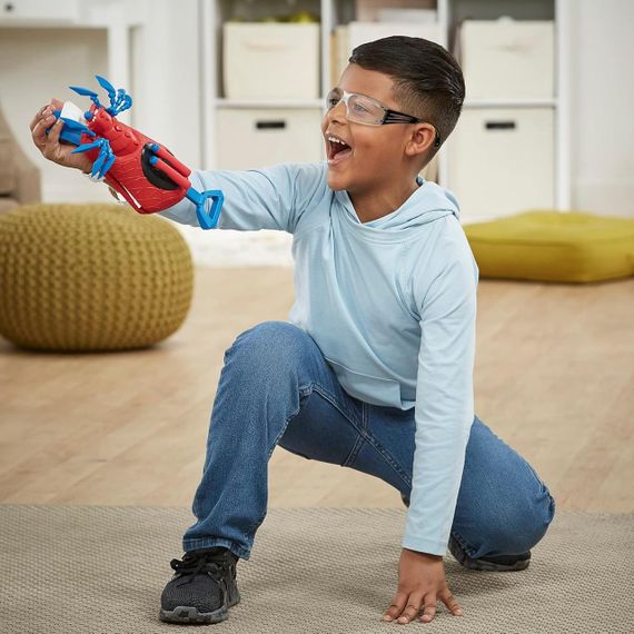 Бластер Нерф Перчатка Человек Паук Marvel Mech Strike Mechasaurs Spider-Man Arachno Blaster Hasbro | Зображення 8