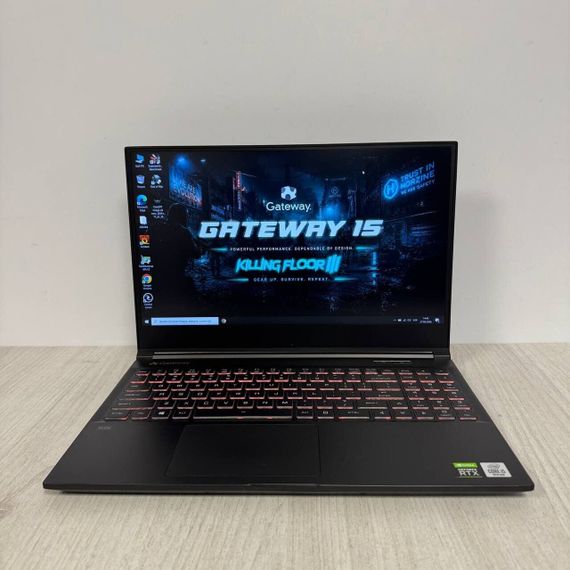 Ігровий ноутбук Б-клас Gateway GWTN156-3BK / 15.6" (1920x1080) IPS / Intel Core i5-10300H (4 (8) ядра по 2.5 - 4.5 GHz) / 16 GB DDR4 / 512 GB SSD / nVidia GeForce RTX 2060, 6 GB GDDR6, 192-bit / WebCam б/в | Зображення 1