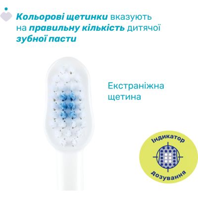 Детская зубная щетка Chicco 3-6 лет, 2 шт. (12084.11) | Зображення 1