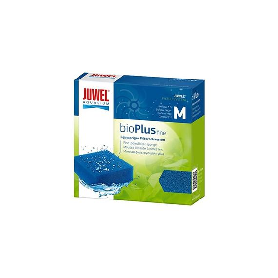 Губка Juwel дрібнопориста для акваріума bioPlus fine M для внутрішнього фільтра Bioflow M