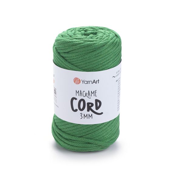 Пряжа Macrame Cord 3 mm № 750 (Макраме Корд), 250 г, 85 м — Бавовняний шнур для в’язання та макраме 759
