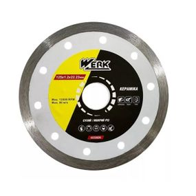 Диск алмазний Pro ceramics 125х1.2х22.23 Werk
