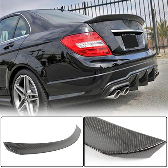 Спойлер SD V2 (Карбон) для Mercedes C-class W204 2007-2015 рр | Зображення 1