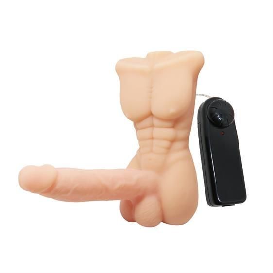 Фалоімітатор - Temptation Bigger Man Vibrating Dildo Flesh sexstyle | Зображення 1