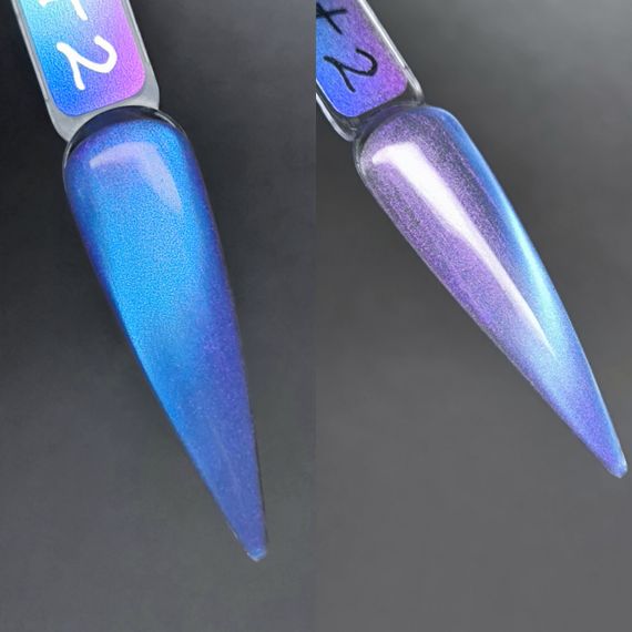 Гель-лак кошачий глаз Mi Fire Cat №2 (голубо-фиолетовый) 8мл