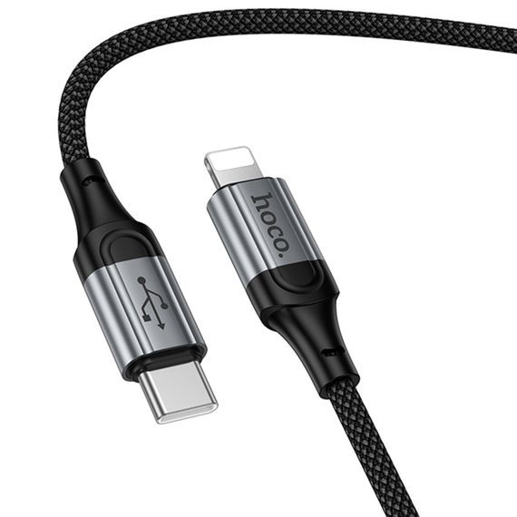 Дата кабель Hoco X121 Nuevo Type-C to Lightning 27W (1.5m) Black | Зображення 5