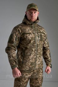 Куртка Soft Shell SKMilitary Піксель ЗСУ