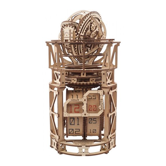 Конструктор Ugears Астроном. Настільний годинник із турбійоном (6337289) | Зображення 4