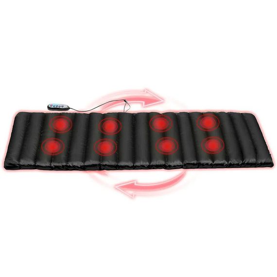 Массажный матрас с подогревом и пультом (170х58х3,5см) / Электронный вибромассажный коврик для спины и шеи | Зображення 5