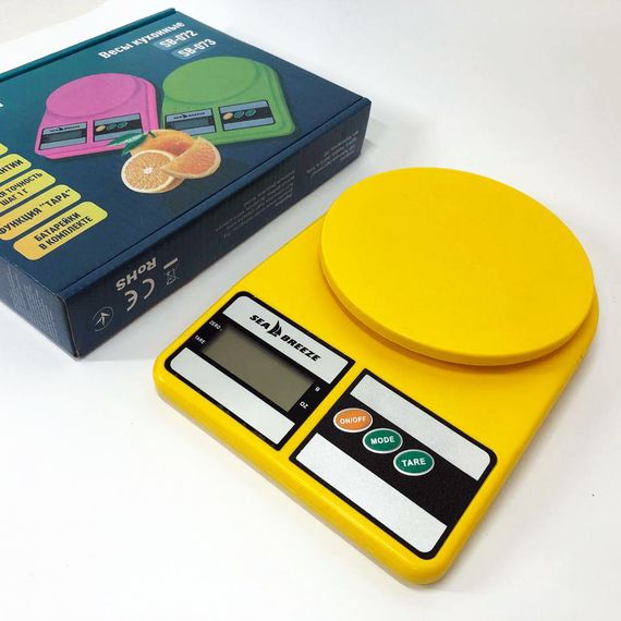 Прості у використанні кухонні ваги SeaBreeze SB-071, Мірні ваги для кухні для кухні в грамах GM-56 | Зображення 4