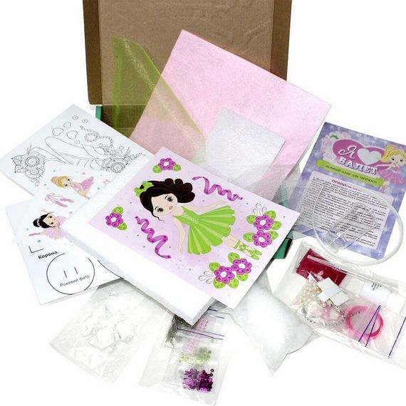 Великий набір для творчості "Я люблю балет" 10100542, 8 виробів своїми руками | Зображення 1