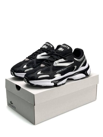 Чоловічі кросівки Lacoste L003 2K24 Black Silver White (текстиль) A3926 | Зображення 2