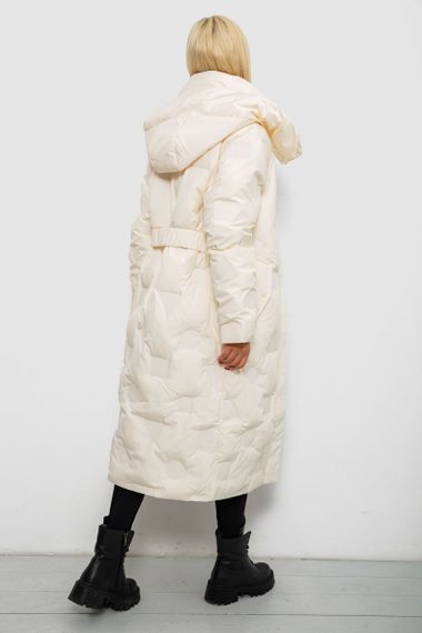 Куртка женская зимняя, цвет молочный, 244R5609 | Зображення 3