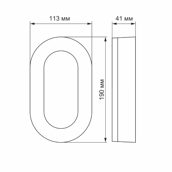 LED Світильник ЖКГ 11W 5000К 220V Videx | Зображення 4
