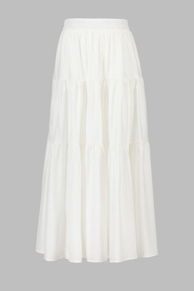 Спідниця однотонна жіноча 3301 One Size Білий shop (2000990509857) | Зображення 5