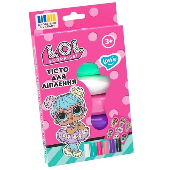 Набір для ліплення з тістом L.O.L. Surprise! LOL41245 у стиках 6 кольорів | Зображення 1