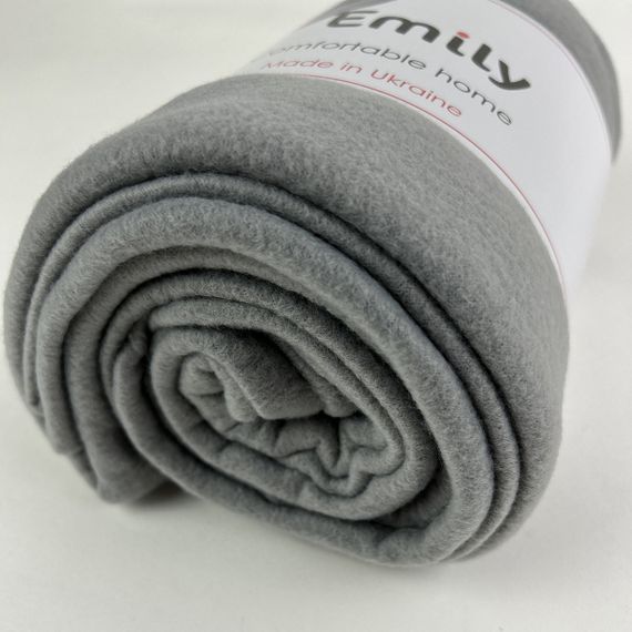 Плед Emily Levity флісовий 125х150 см сірий (94190915) | Зображення 4