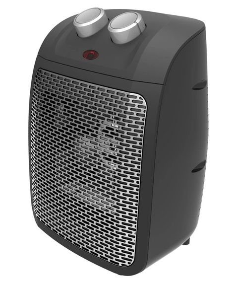 Тепловентилятор електричний Metier 2,0 кВт, площа обігріву 20 кв.м., підлоговий/настільний, чорний (FHC2000)