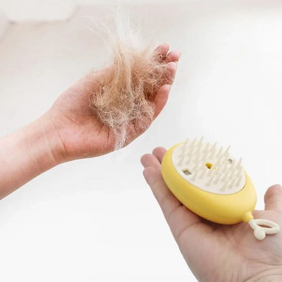 Щітка масажна для догляду за шерстю тварин 4 в 1 ПАРОВА Pet comb | Зображення 5