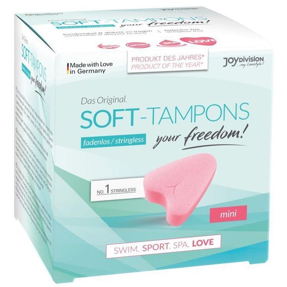 Гигиенические тампоны - Soft-Tampons Mini, 3 шт. sexstyle