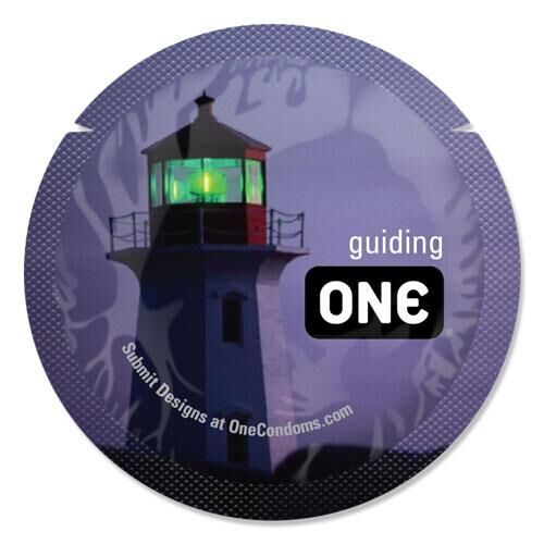 Презерватив ONE Glowing Pleasures, 1 шт, світиться в темряві, зі змазкою | Зображення 7