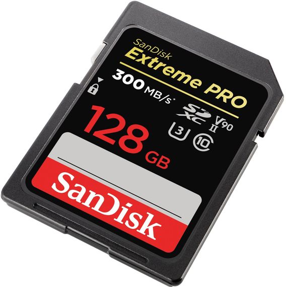 Карта пам'яті SanDisk 128GB SDXC C10 UHS-II U3 V90 R300/W260MB/s Extreme Pro (SDSDXDK-128G-GN4IN) | Зображення 2