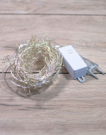 Гірлянда-місура срібний провід 220В пульт дистанційного керування 8 режимів 50m 1500L (47393-_697) | Зображення 6