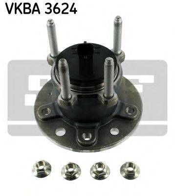 Маточина в зборі OPEL SIGNUM, VECTRA C, SAAB 9-3 02- зад. міст з ABS (Вир-во SKF) SKF VKBA3624 на SAAB 9-3 седан (YS3F)