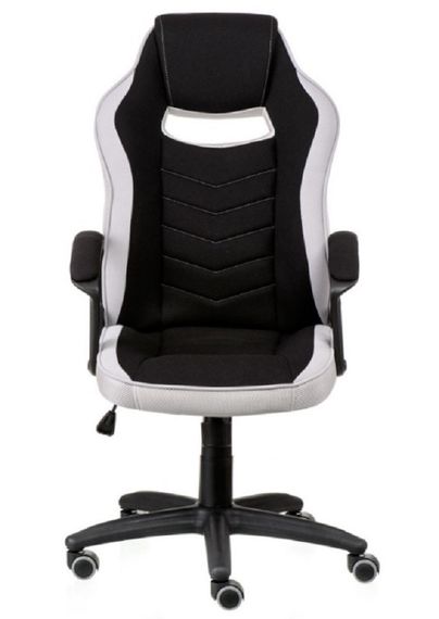 Геймерское кресло Riko black/grey, цвет черно - серый, обивка - ткань | Зображення 1
