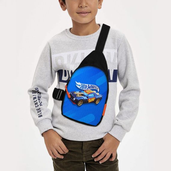 Набір Hot Wheels 3 в 1: дитячий рюкзак + сумка-слінг + пенал, для хлопчика та дівчинки 7–9 років (6267) | Зображення 5