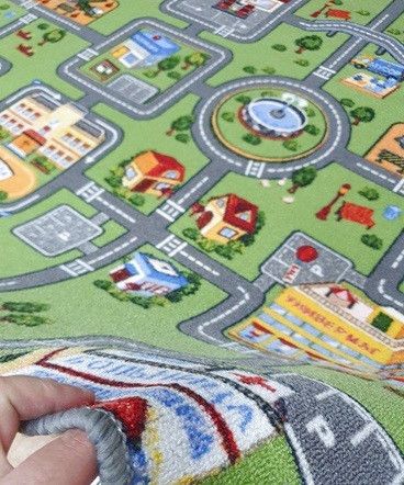 Дитячий килим з дорогою Містечко Small City | Зображення 5