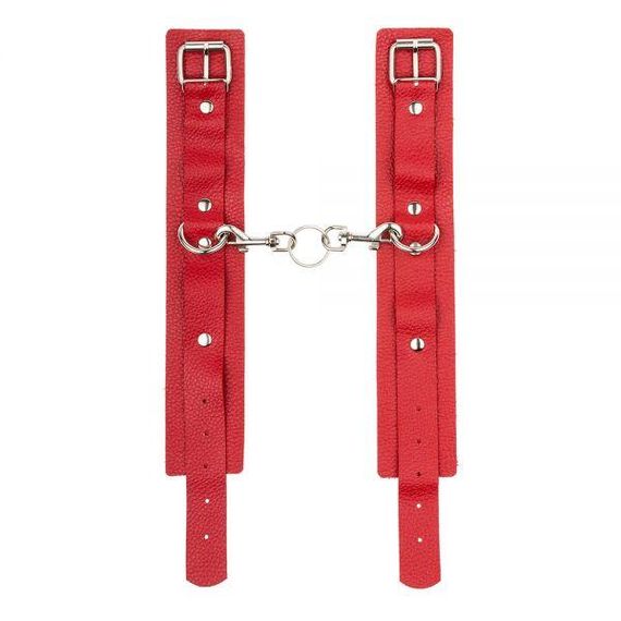Оковы Leather Standart Leg Cuffs, Red Sex Aura | Зображення 1