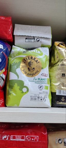 Кава в зернах Lavazza Tierra! Bio-Organic For Planet, 1 кг (100% Арабіка) | Зображення 1