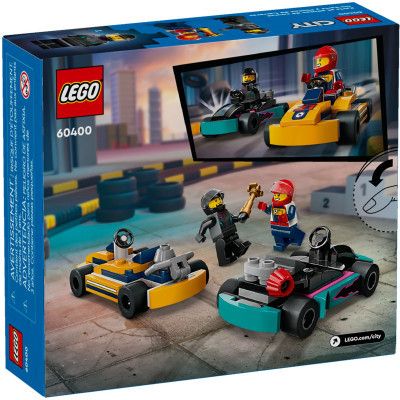 Конструктор LEGO City Картинг и гонщики 99 деталей (60400) | Зображення 5