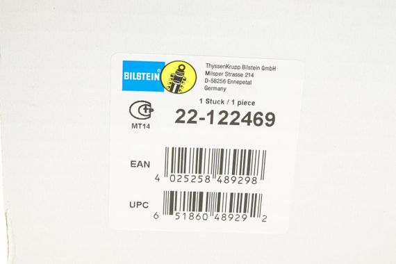 Амортизатор передній Renault Logan 05- тиск газу  B4  22-122469 | Зображення 1