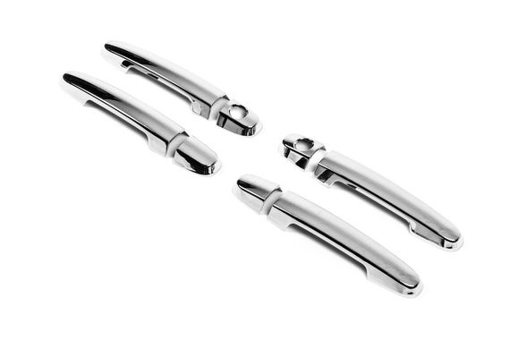 Накладки на ручки (4 шт) Carmos - турецька сталь для Toyota Corolla 2002-2007 років | Зображення 3