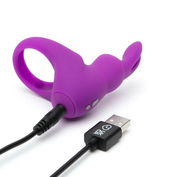 Ерекційне кільце+сумочка для зберігання Happy Rabbit Cock Ring Kit (2 Piece) Sex Aura | Зображення 3