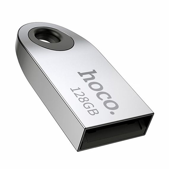 Флеш-накопичувач Hoco UD9 USB 2.0 – 128GB Срібний