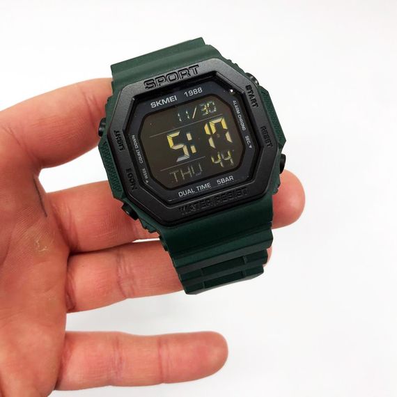 Армійські годинники протиударні SKMEI 1988DKGN, Хороші чоловічі годинники фірма Протиударні CD-50 | Зображення 5