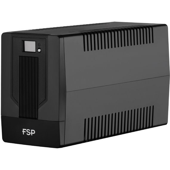 ДБЖ FSP iFP-2000, 2000ВА/1200Вт, LCD, Schuko*2+IEC*2,230V, USB, Black, 12V/9Ah*2 | Зображення 2