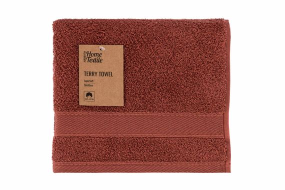 Рушник ARDESTO махровий SuperSoft, теракота, 50х90см, 100% бавовна (ART2250RT)
