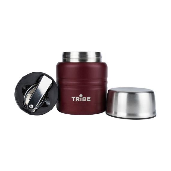 Термос харчовий Tribe Food Jar 0,35 л червоний, термос трайб для їжі, термос для супу | Зображення 2