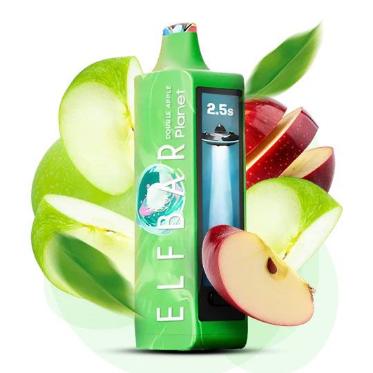 ELF BAR Planet 25000. Яблуко (Double Apple)